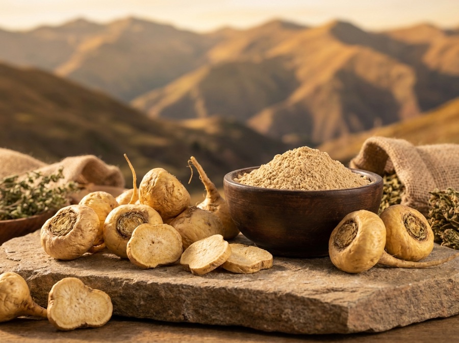 Maca-Wurzeln aus Peru